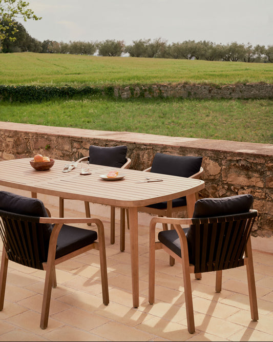 Tavolo da esterni Maset in legno massello di eucalipto 170 x 90