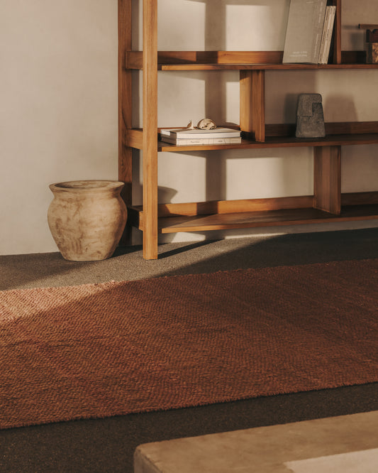 Tappeto Sallova in juta rosa 160 x 230 cm