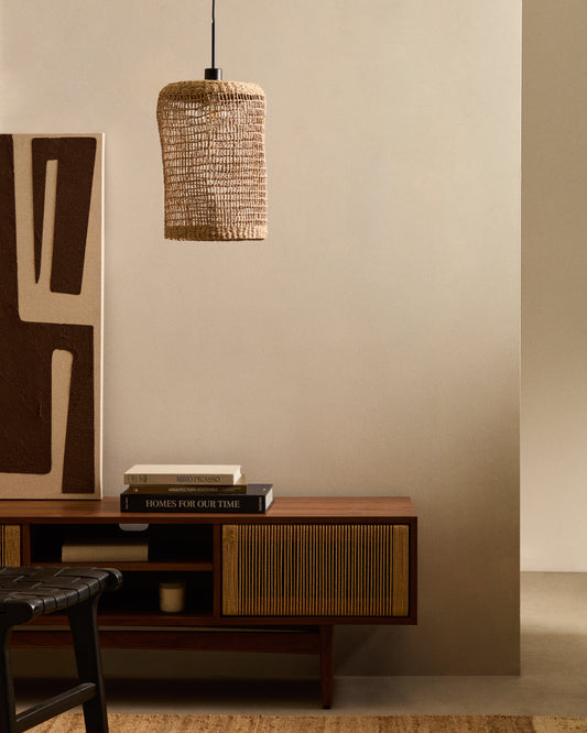 Paralume per lampada da soffitto Laiar in rattan con finitura naturale Ø 27 cm