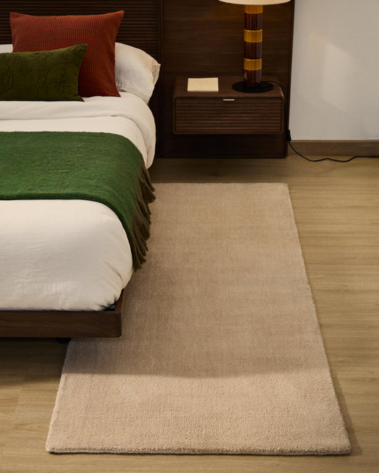 Passatoia Empuries beige 80 x 200 cm
