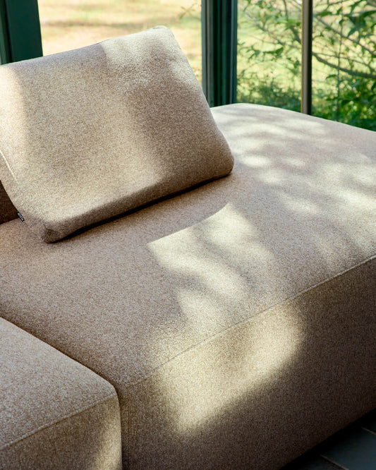 Cuscino Blok in ciniglia marrone 50 x 60 cm