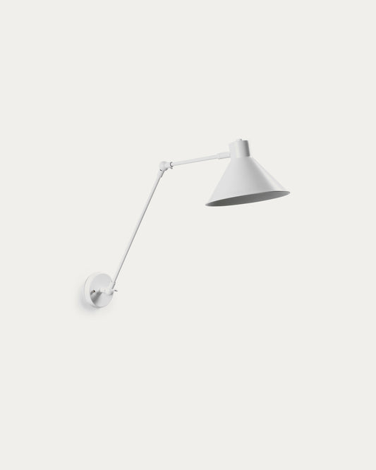 Lampada da parete Dione bianco