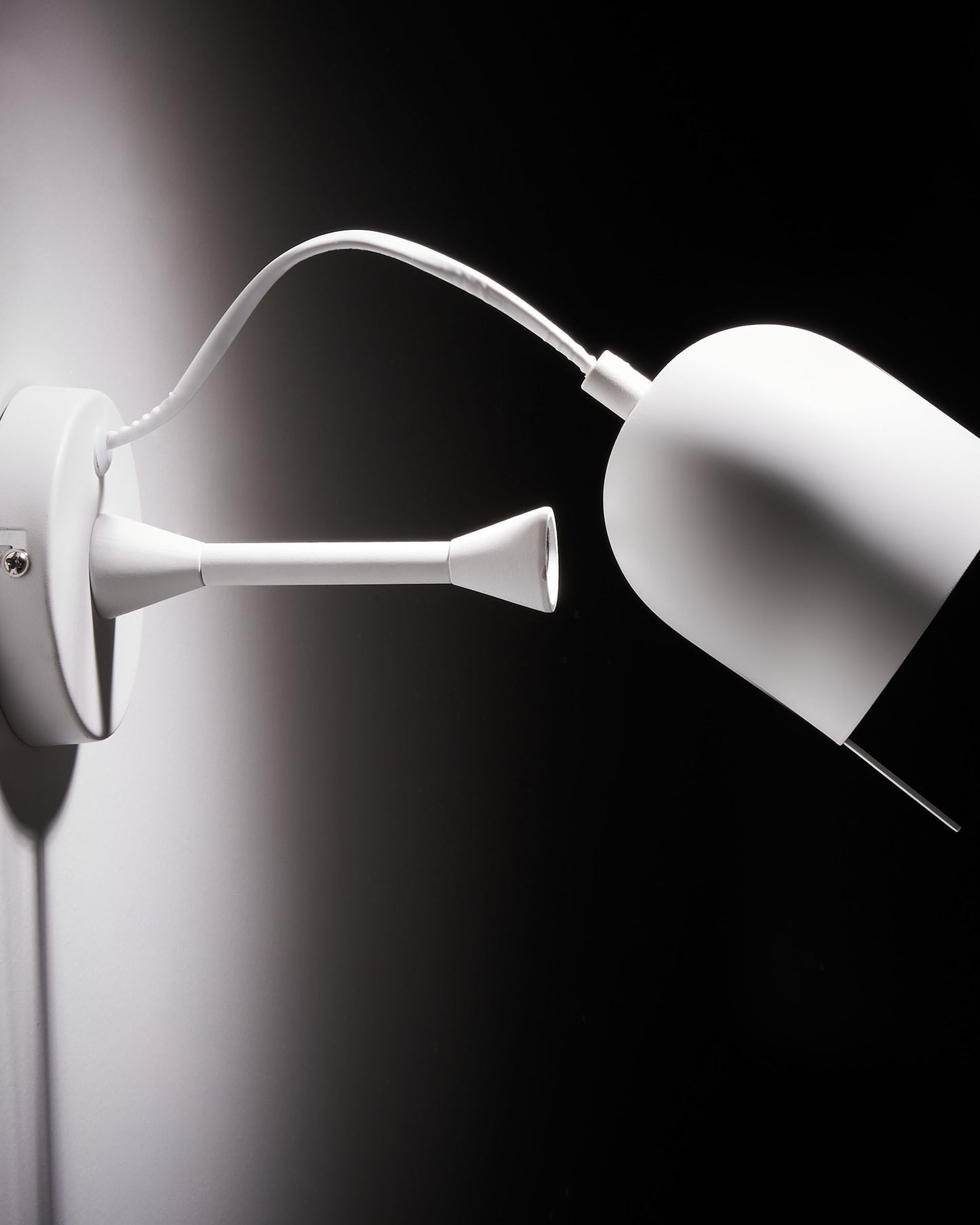 Lampada da parete Lucilla bianco