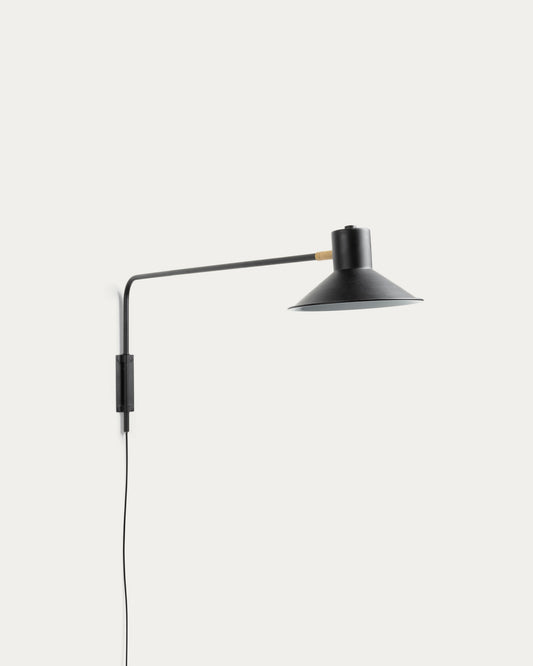 Lampada da parete Aria nero