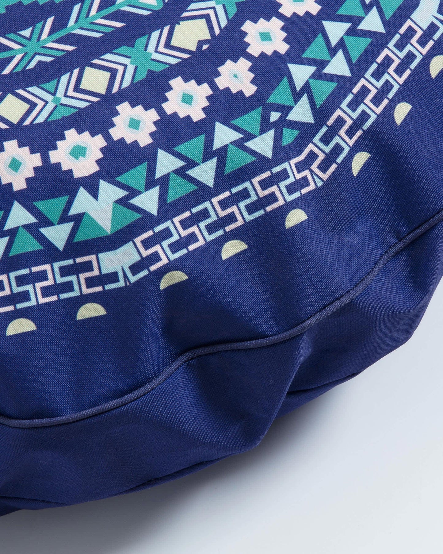 Pouf Ashleen Ø 60 cm blu