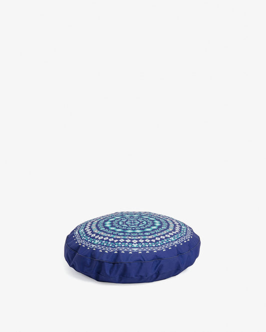 Pouf Ashleen Ø 60 cm blu