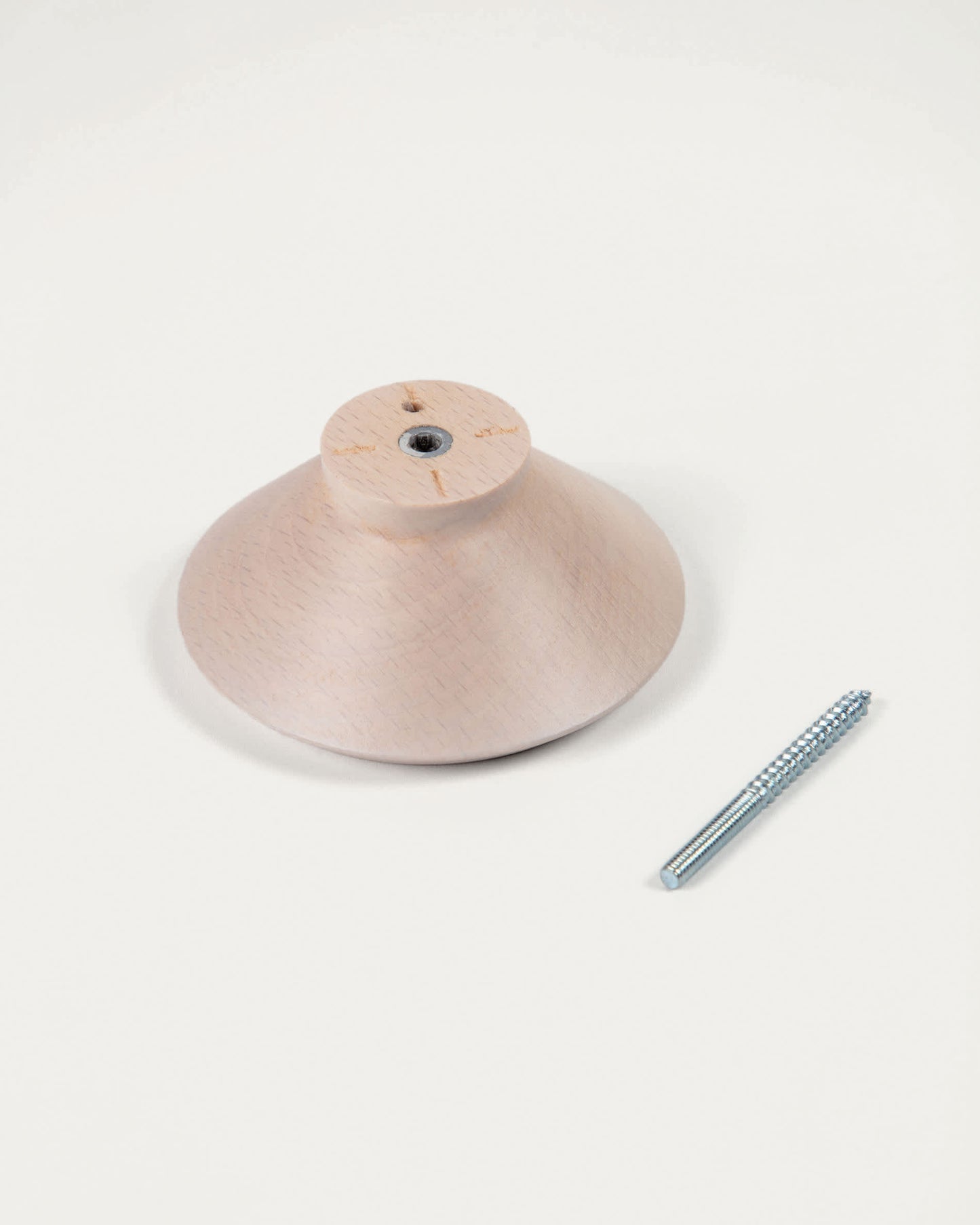 Set Nadua di 3 appendiabiti in legno massello di faggio finitura naturale