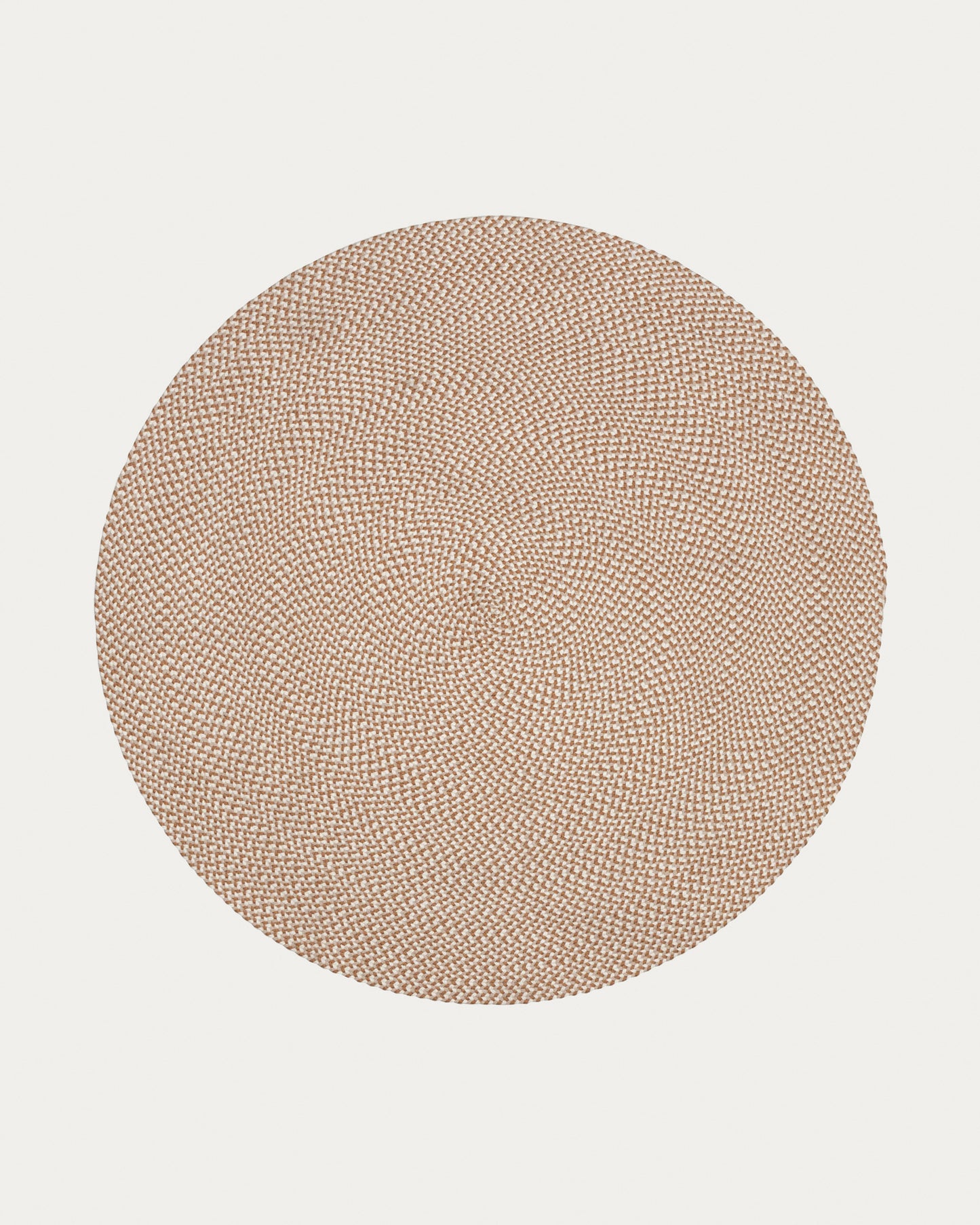 Tappeto rotondo Rodhe 100% PET beige Ø 150 cm