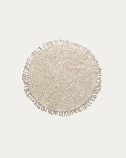 Tappeto rotondo Orwen 100% cotone Ø 100 cm