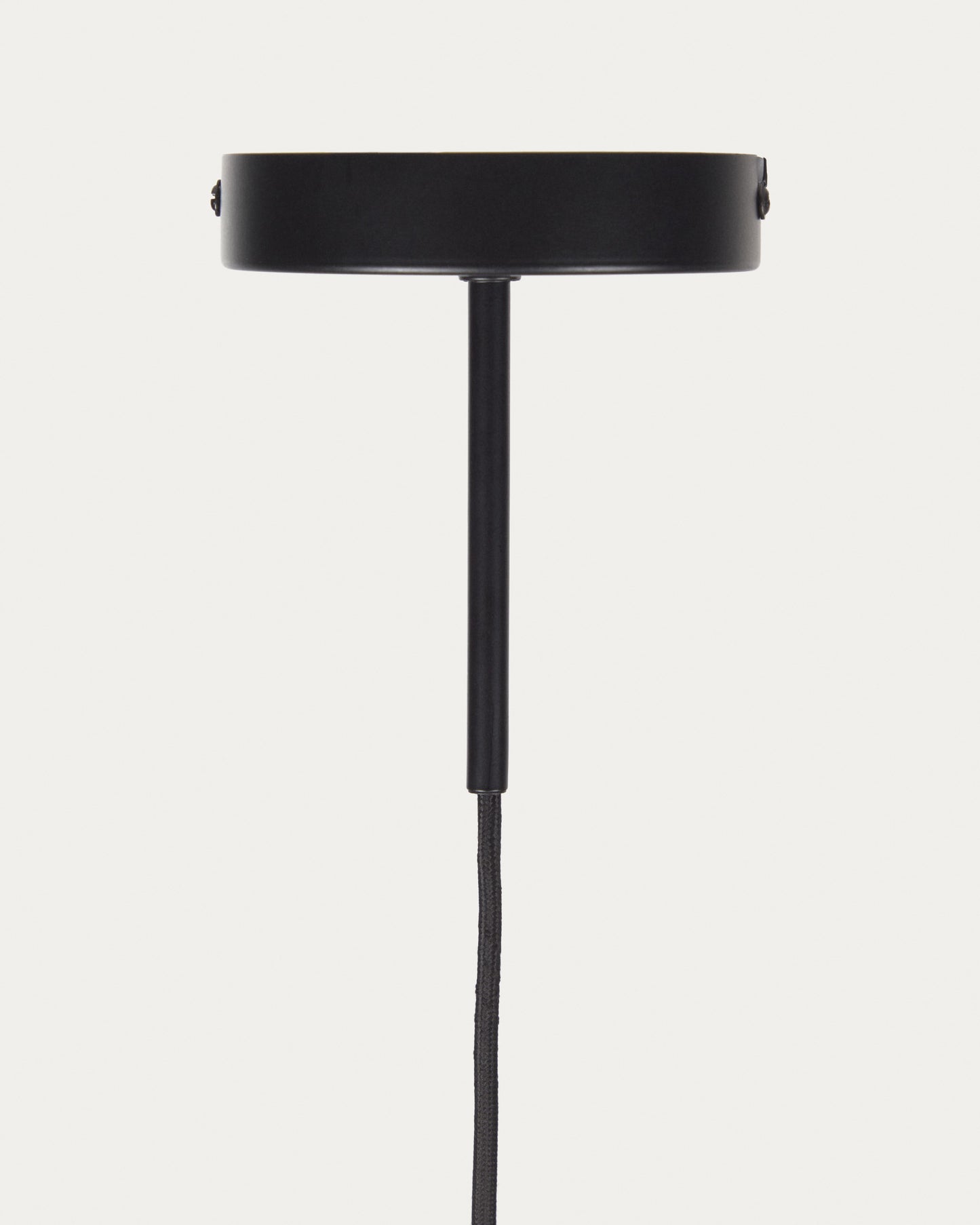 Supporto per lampada da soffitto Fulvia realizzata in metallo con finitura nera 150 cm