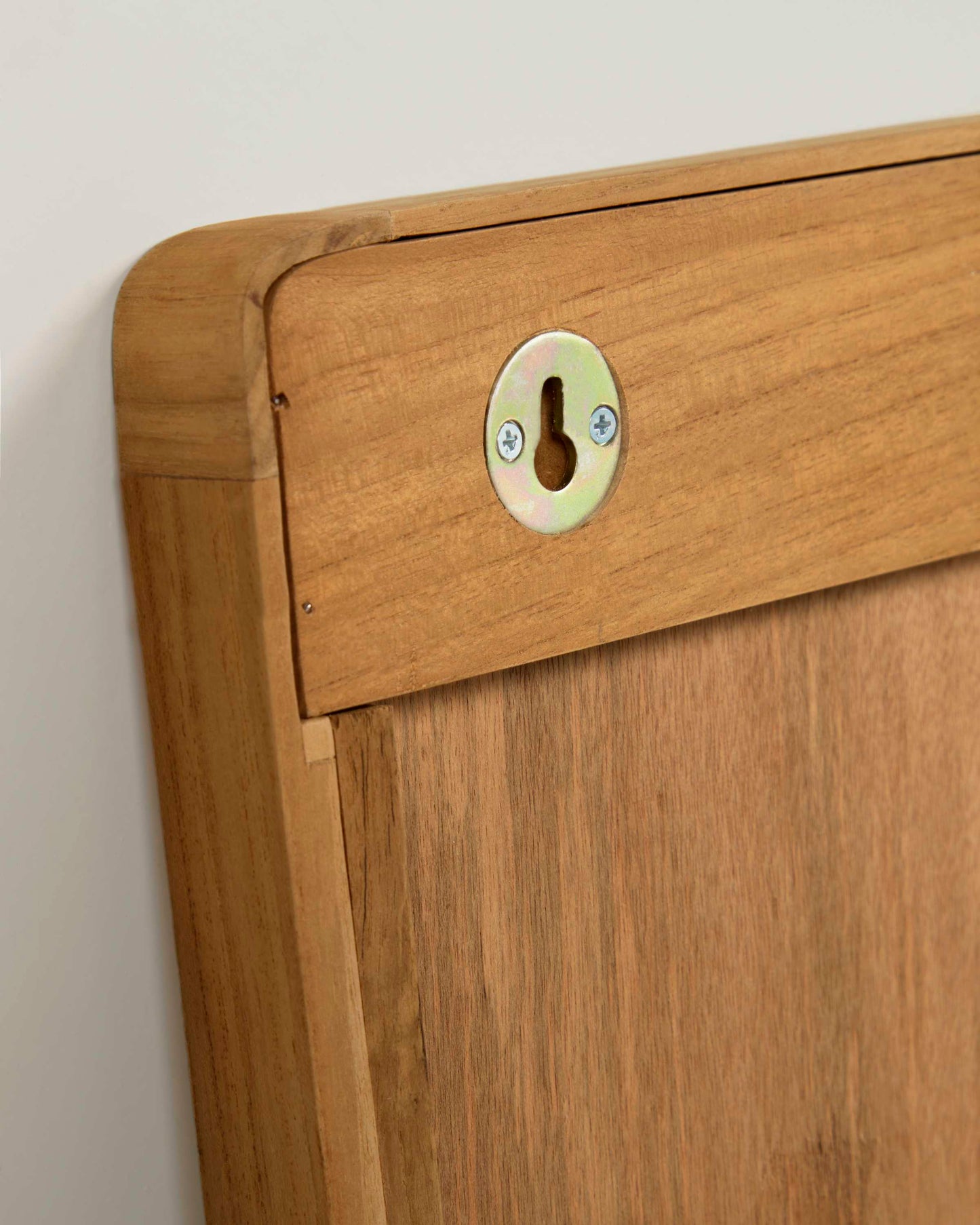 Specchio Shamel in legno massello di teak 45 x 70 cm