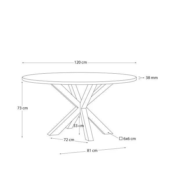 Tavolo Argo rotondo 120