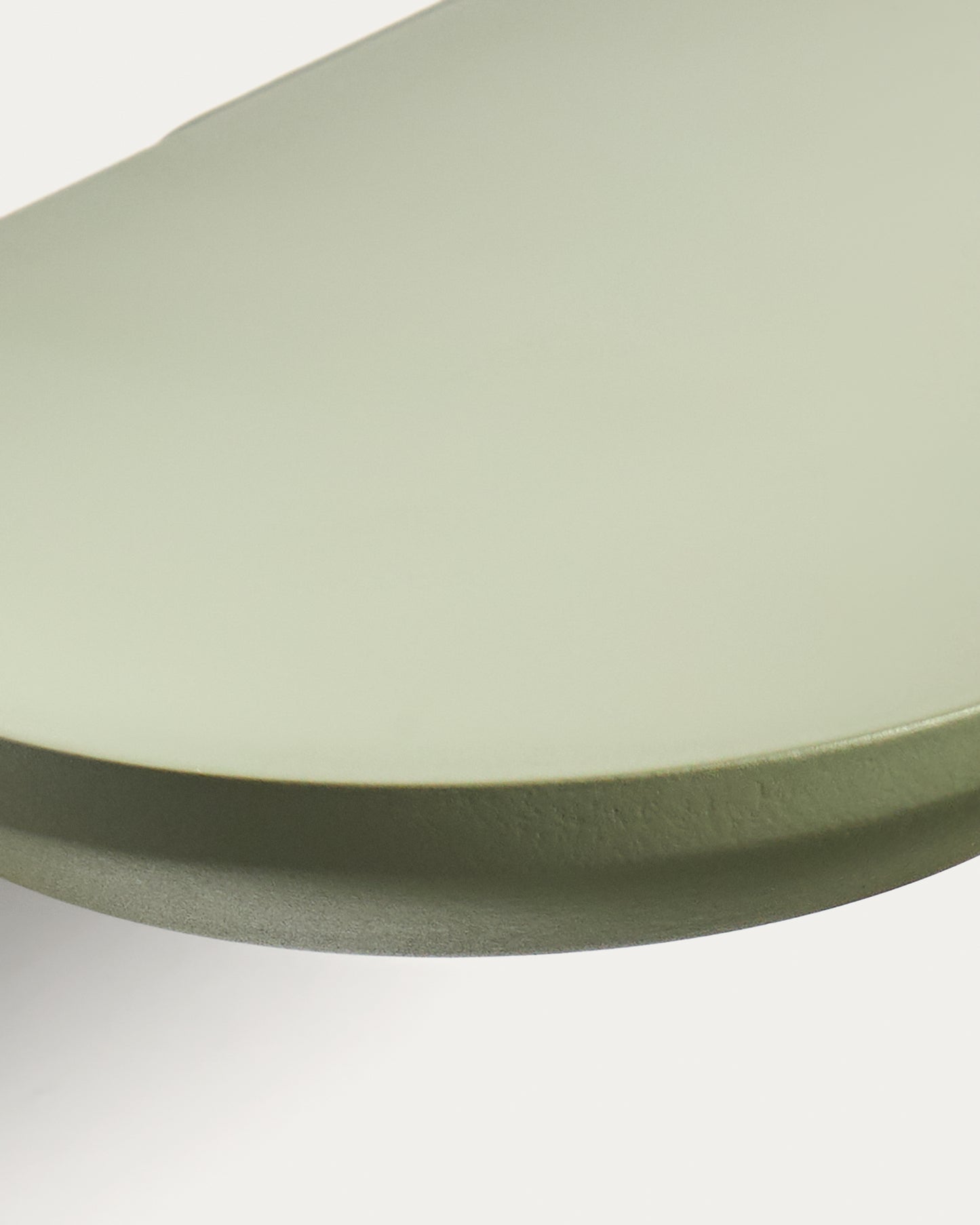 Set Arely di 2 mensole in MDF con finitura laccata verde 35 cm/55 cm