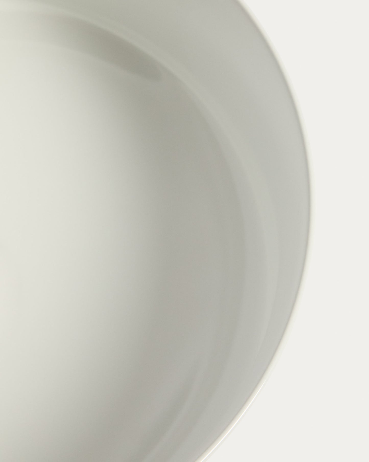 Lavabo da appoggio Ovara in ceramica bianca smaltata Ø 36 cm