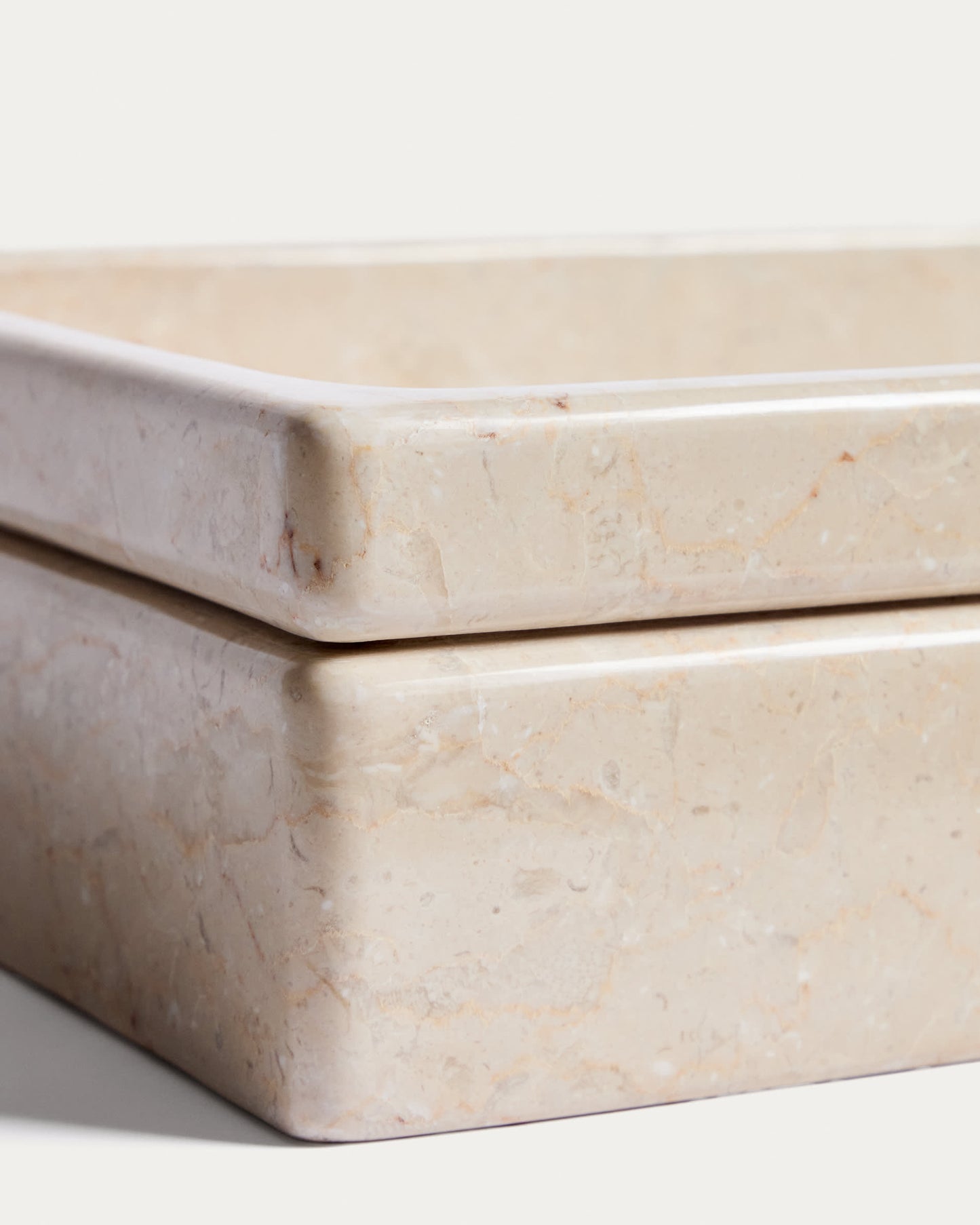 Lavabo da appoggio Dalven in marmo beige 35 x 45 cm