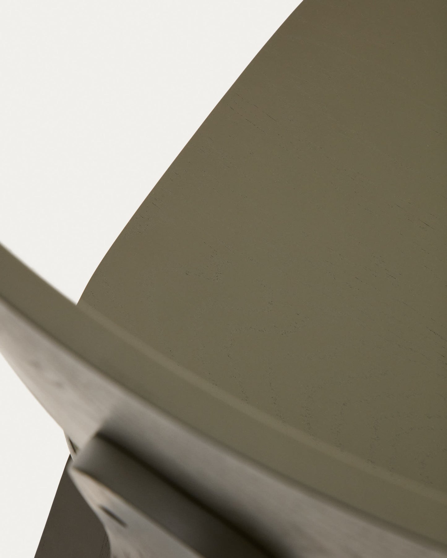 Sedia Gena in impiallacciatura di rovere con finitura verde
