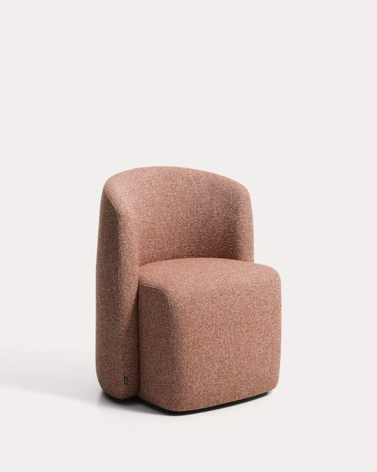 Sedia Corvena in ciniglia terracotta FSC Mix Credit