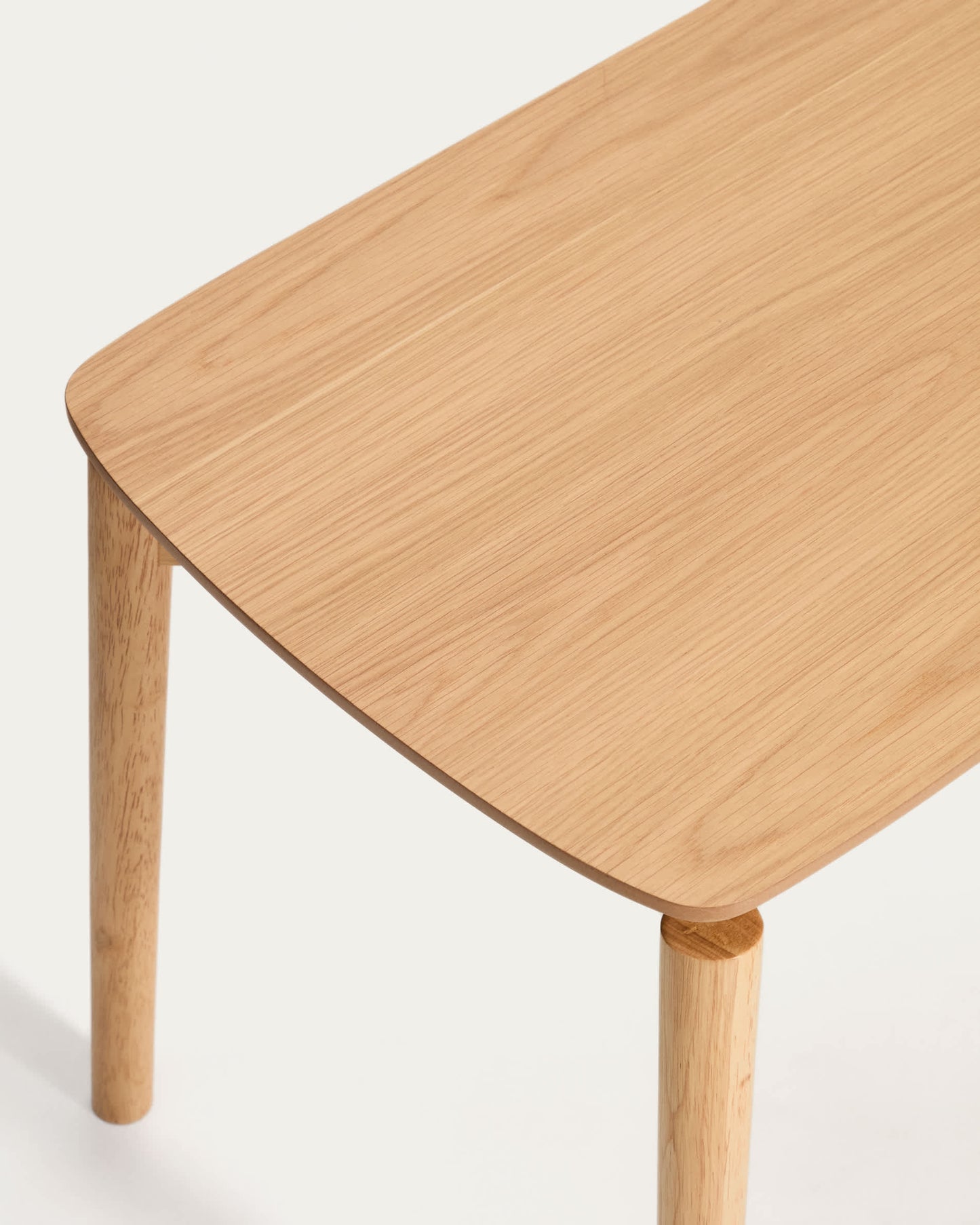 Panca Evera in impiallacciato di rovere con finitura naturale 122 cm