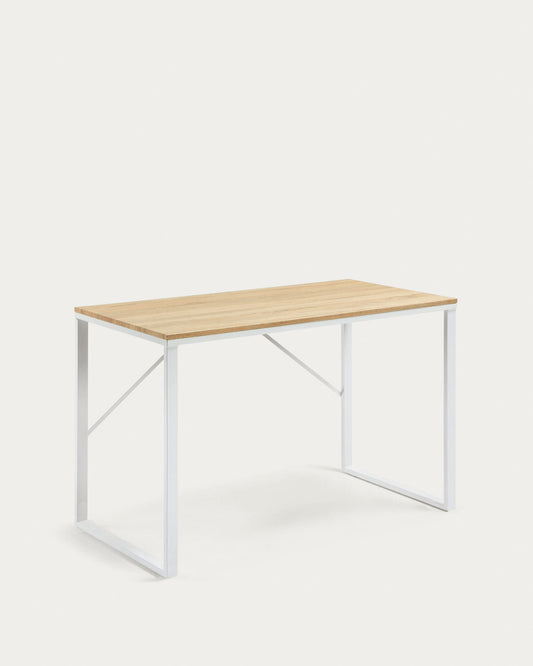 Scrivania rettangolare Talbot 120 x 60 cm bianco