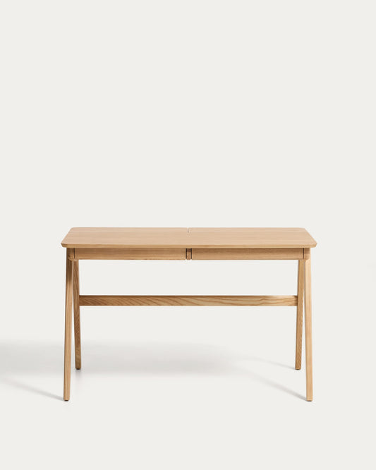 Scrivania Julia 120 x 65 cm in frassino naturale