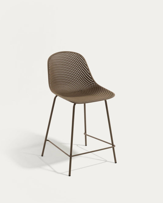 Sgabello Quinby beige altezza 65 cm