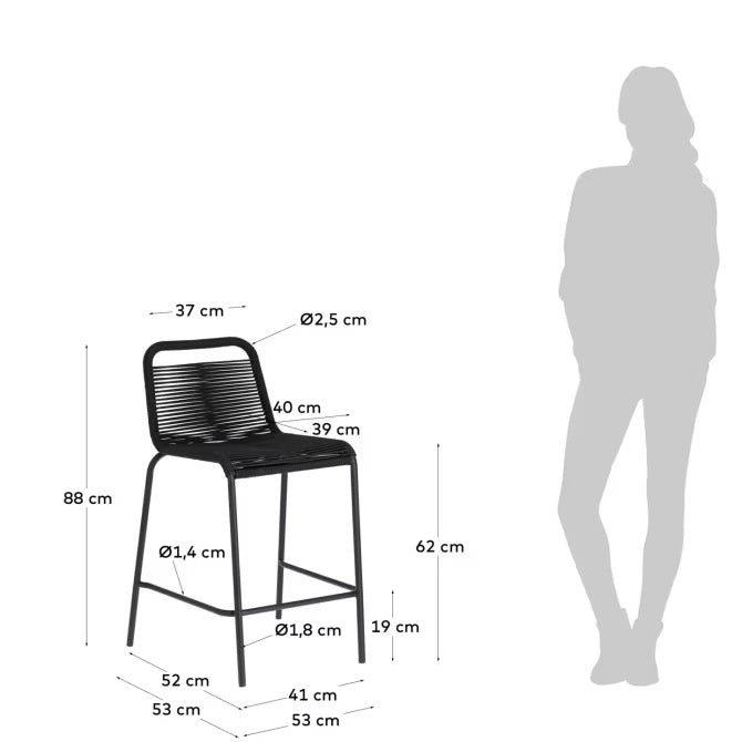 Sgabello Lambton h62