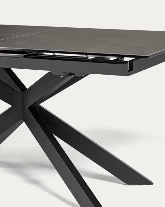 Tavolo allungabile Atminda porcellanato 160 (210) x 90 cm