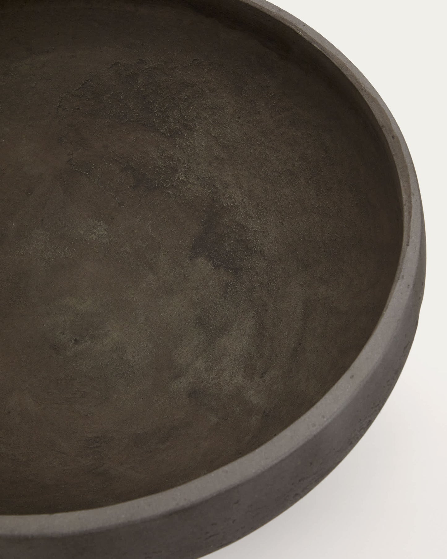 Set Nura di 2 fioriere effetto cemento terracotta Ø55 cm