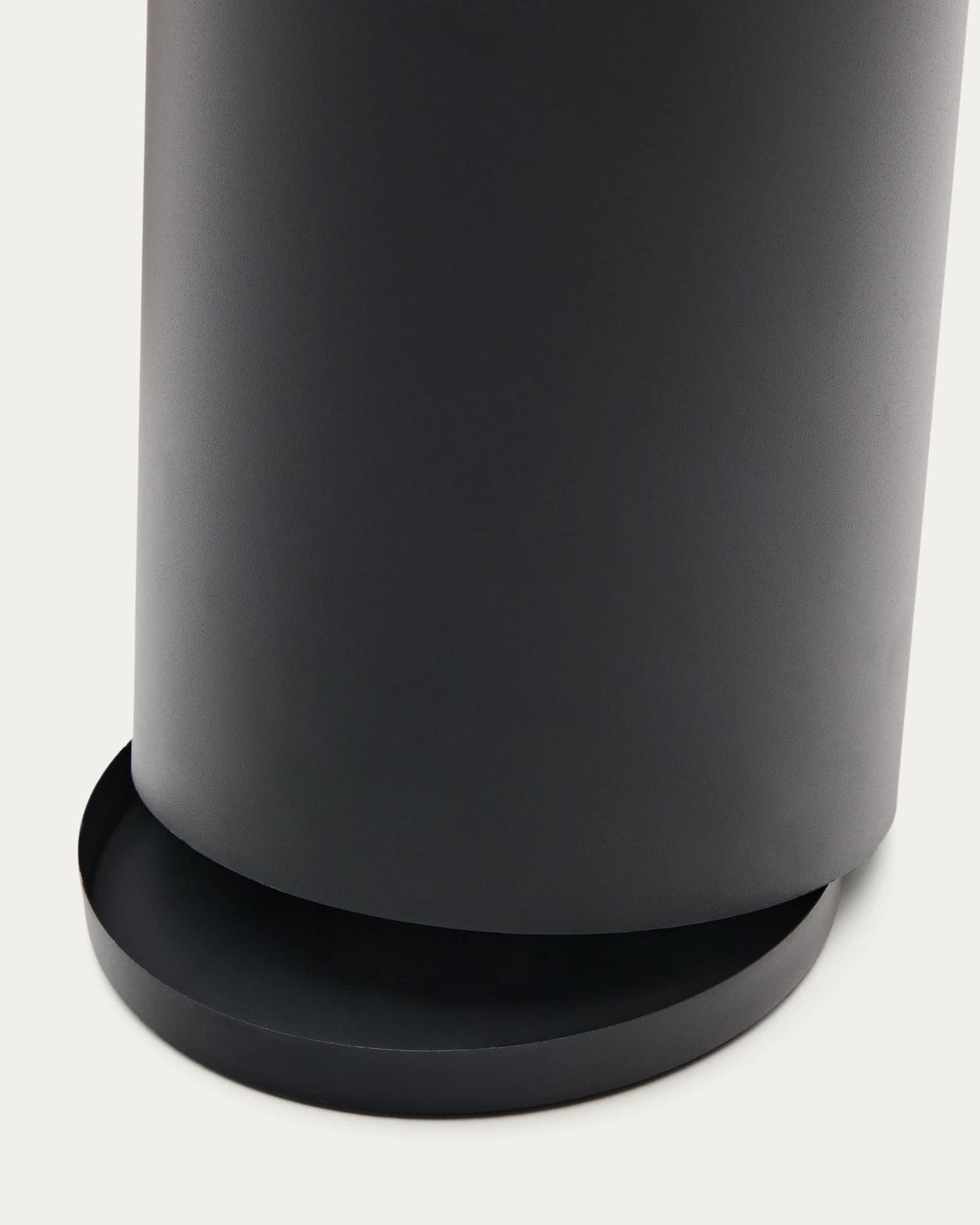 Portaombrelli piccolo Atin in metallo grigio