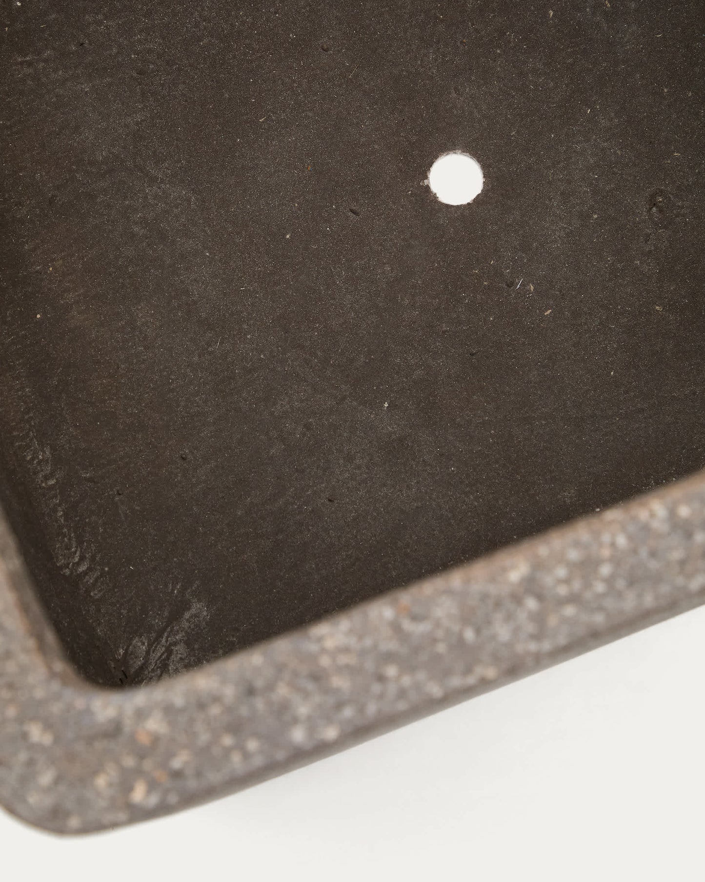 Set di 2 fioriere Minoa con effetto pietra marrone 44 x 44 cm