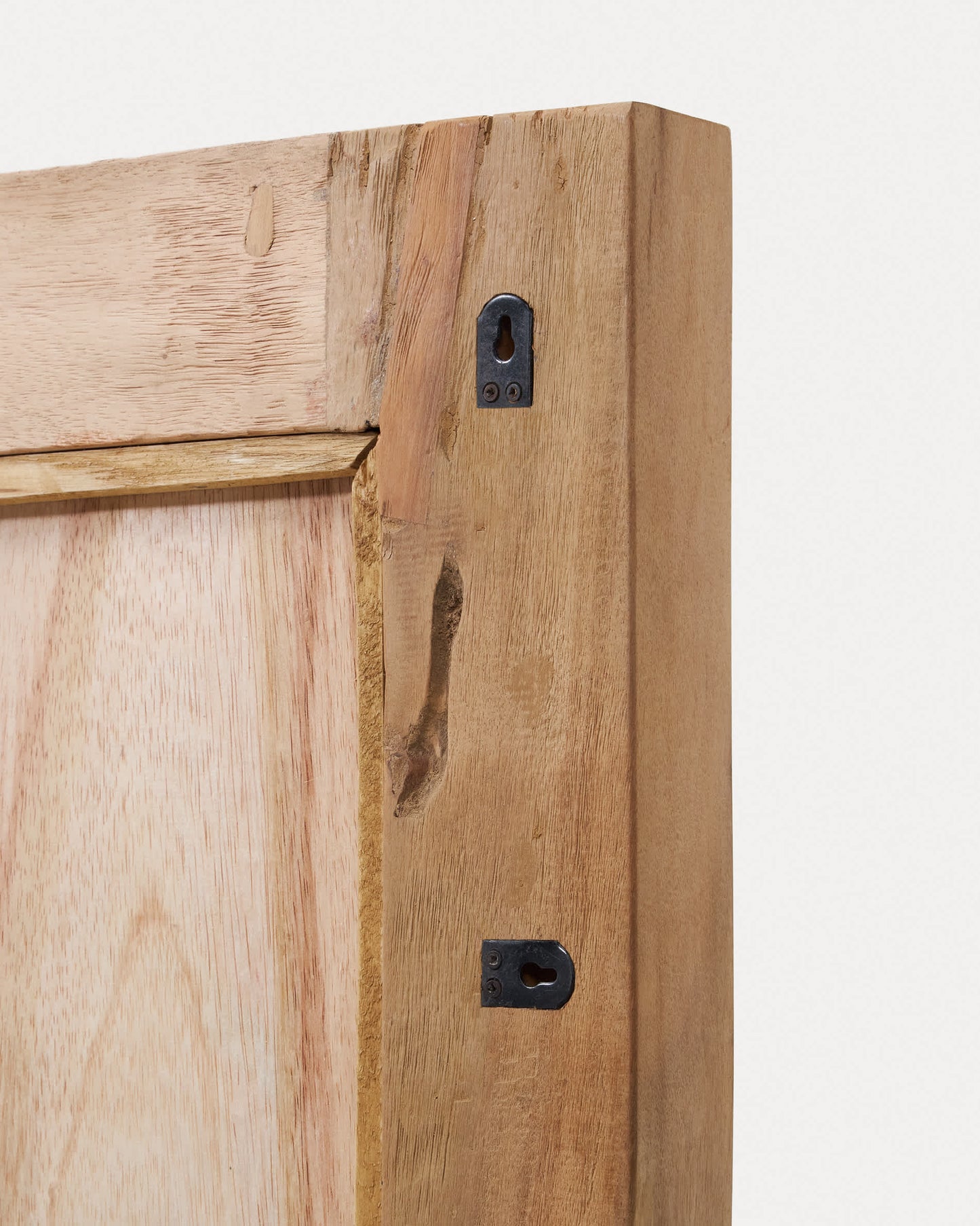 Specchio Maden di legno con finitura naturale 50 x 120 cm