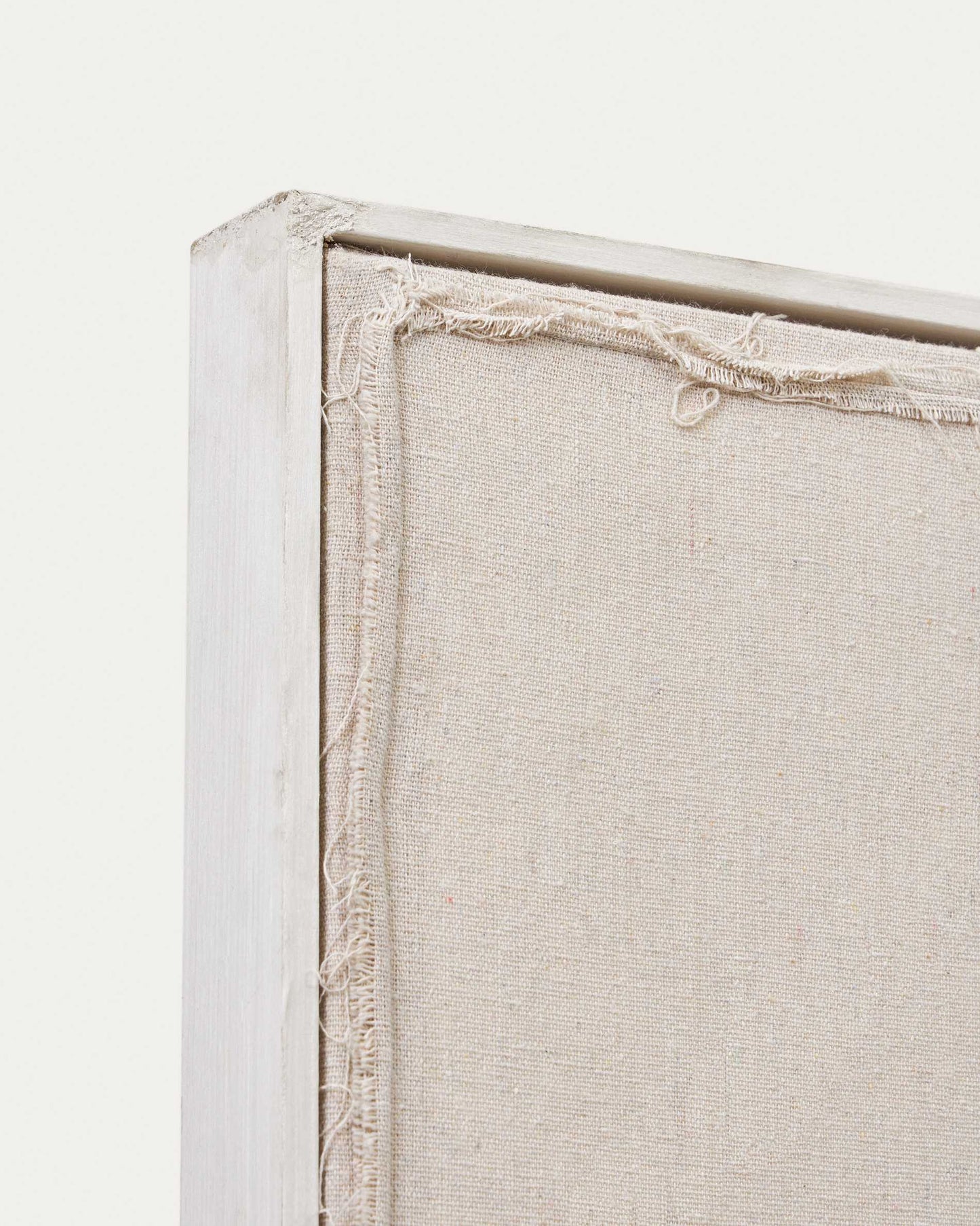 Quadro Maha bianco con linea orizzontale 110 x 220 cm