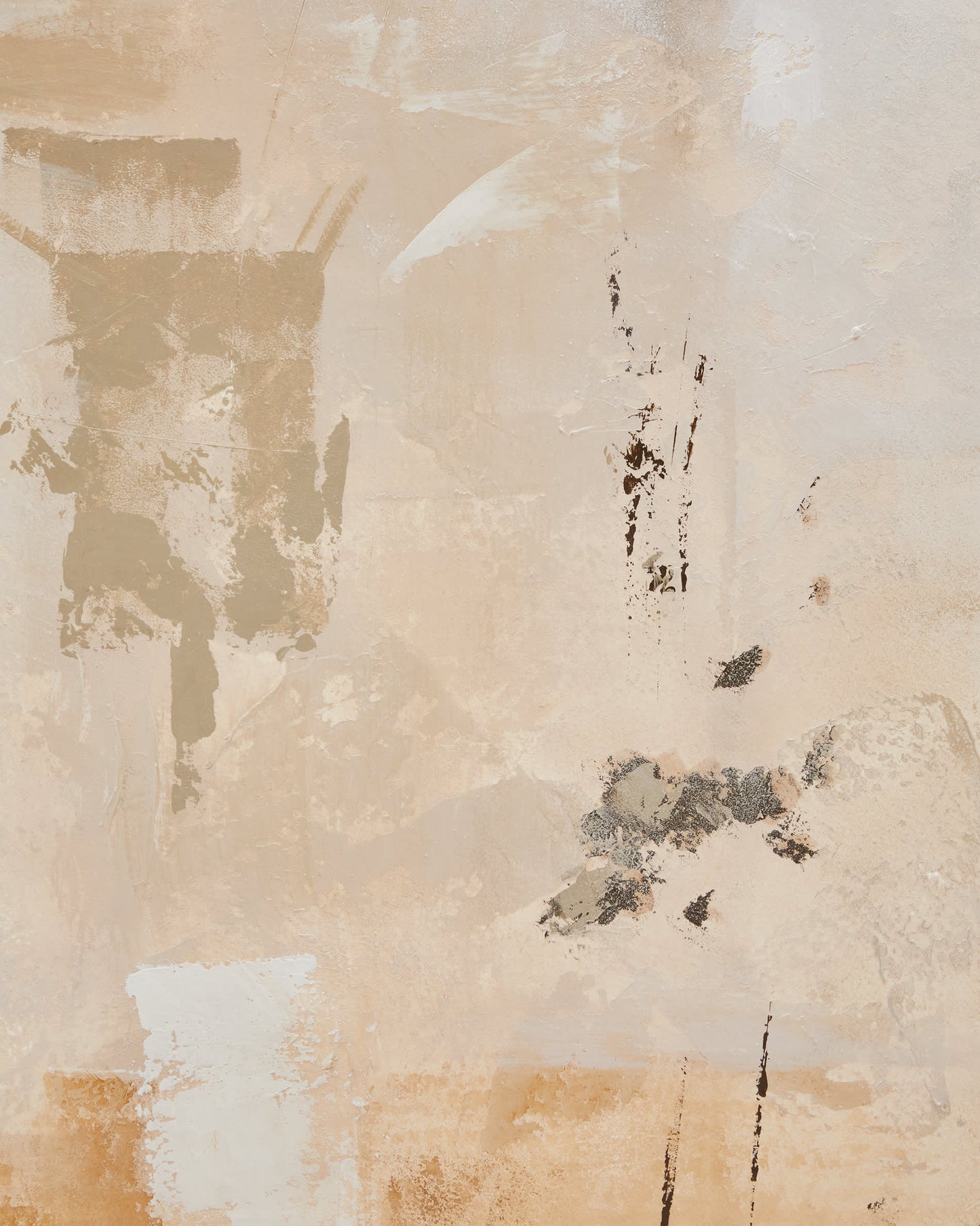 Quadro astratto Silpa beige scuro 200 x 120 cm