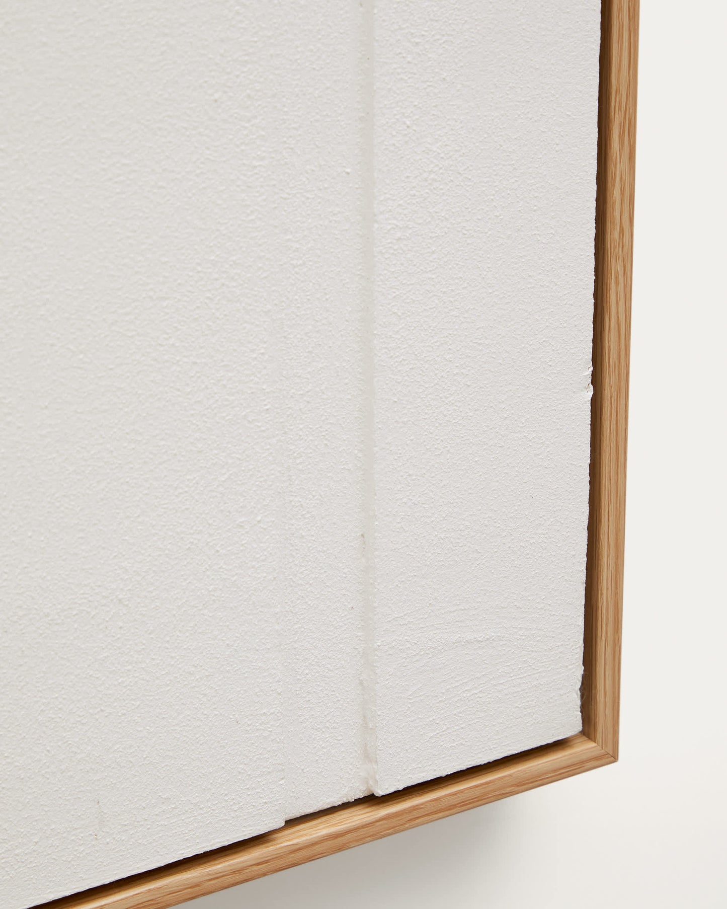Quadro Sefri bianco con forme geometriche rette 60 x 90 cm