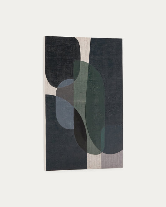 Quadro Nemsa blu e verde 90 x 60 cm