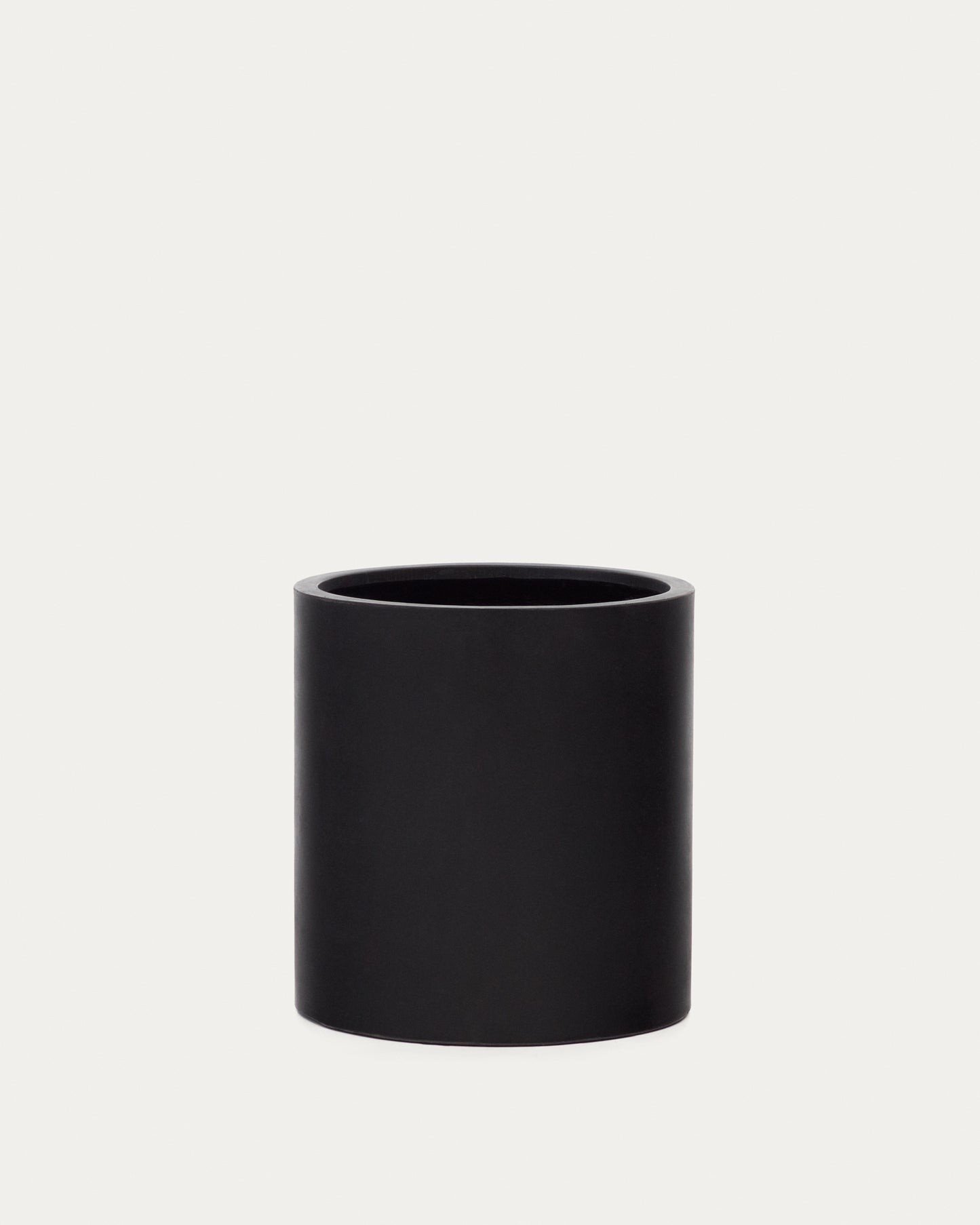 Vaso Aiguablava in cemento nero Ø 52 cm