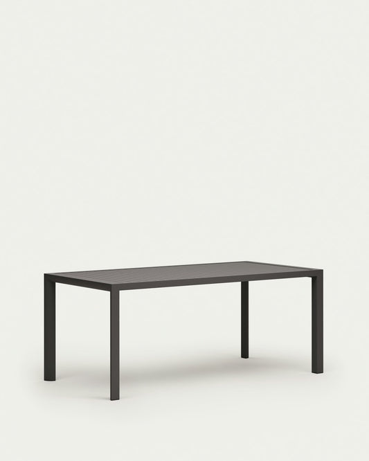 Tavolo da esterno Culip in alluminio finitura bianca 180 x 90 cm
