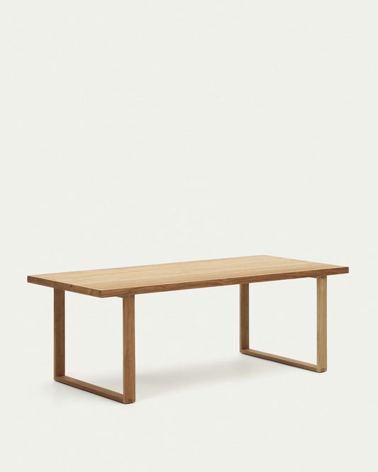 Tavolo Canadell outdoor in legno massiccio di teak riciclato 220 x 100 cm
