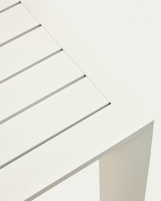 Tavolo da esterno Culip in alluminio finitura bianca 220 x 100 cm
