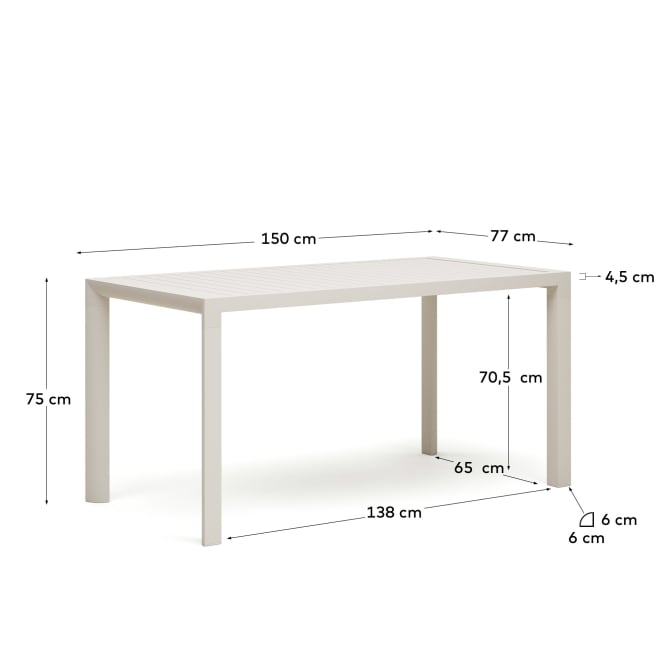 Tavolo Culip 150