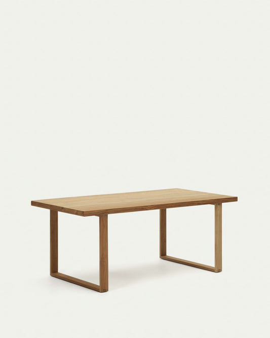 Tavolo Canadell outdoor in legno massiccio di teak riciclato 180 x 90 cm
