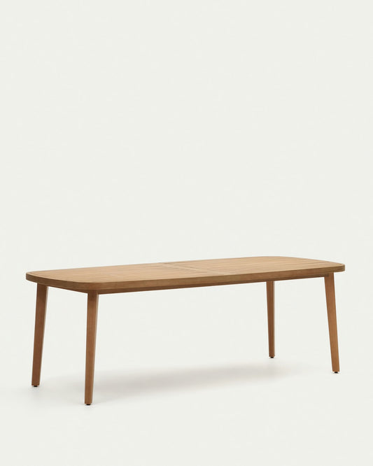 Tavolo da esterni Maset in legno massello di eucalipto 220 x 100 cm