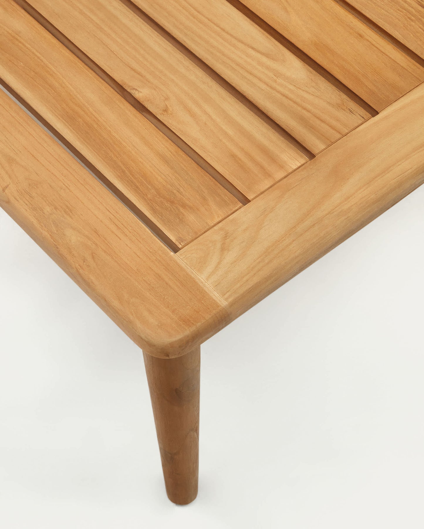 Tavolino Portitxol in legno massiccio di teak 80 x 80 cm