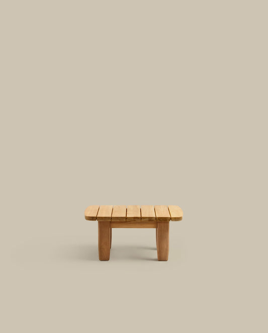 Tavolino da appoggio Tirant in legno massiccio di teak FSC 100% 70 x 70 cm