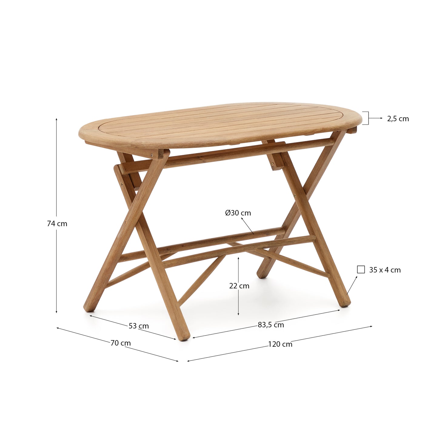 Tavolo Dandara 120x60
