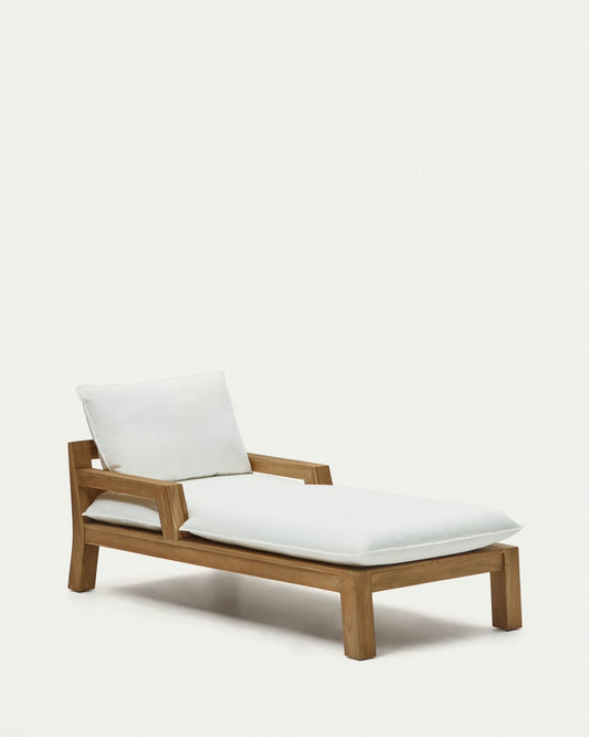 Sdraio Forcanera in teak massiccio