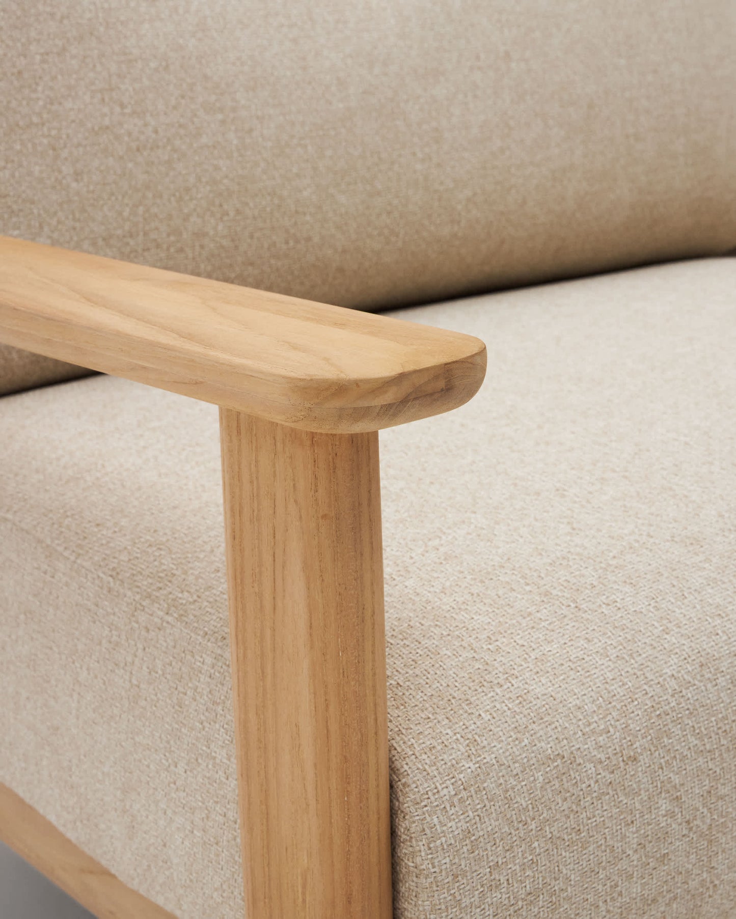 Divano Tirant a 3 posti in legno massiccio di teak 212 cm FSC 100%