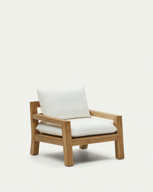Poltrona Forcanera in legno massiccio di teak