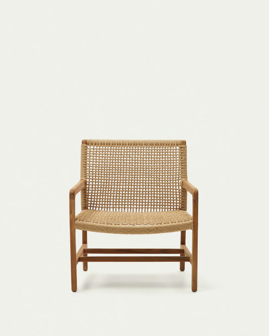 Poltrona Sabolla in legno massiccio di teak
