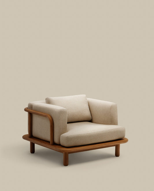 Poltrona Turqueta in legno massiccio di teak